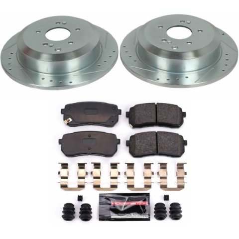 Power Stop 07-12 Hyundai Veracruz Rear Z23 Evolution Sport Brake Kit thumbnail 2