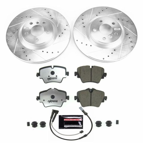 Power Stop 16-19 BMW X1 Front Z26 Street Warrior Brake Kit thumbnail 1