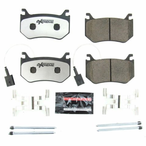 Power Stop 17-18 Alfa Romeo Giulia Rear Z26 Extreme Street Brake Pads w/Hardware thumbnail 1