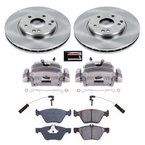 Power Stop 98-02 Mercedes-Benz CLK320 Front Autospecialty Brake Kit w/Calipers thumbnail 1