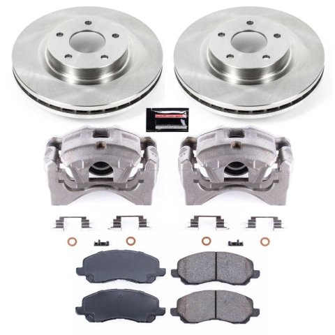 Power Stop 11-14 Chrysler 200 Front Autospecialty Brake Kit w/Calipers thumbnail 1