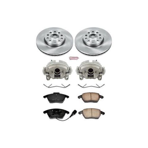 Power Stop 10-12 Audi A3 Front Autospecialty Brake Kit w/Calipers thumbnail 1