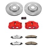 Power Stop 05-13 Chevrolet Corvette Front Z26 Street Warrior Brake Kit w/Calipers thumbnail 8