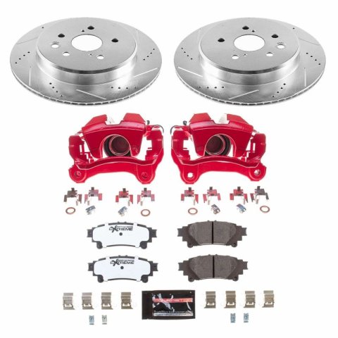 Power Stop 19-13 Lexus GS350 Rear Z26 Street Warrior Brake Kit w/Calipers thumbnail 6