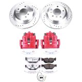 Power Stop 11-13 BMW 328i Rear Z26 Street Warrior Brake Kit w/Calipers thumbnail 1