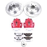 Power Stop 11-13 BMW 328i Rear Z26 Street Warrior Brake Kit w/Calipers thumbnail 1