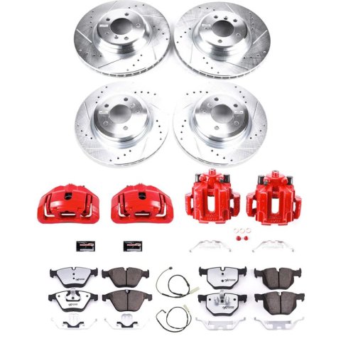 Power Stop 14-16 BMW 228i Rear Z26 Street Warrior Brake Kit w/Calipers thumbnail 1
