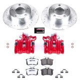 Power Stop 98-04 Audi A6 Rear Z26 Street Warrior Brake Kit w/Calipers thumbnail 9