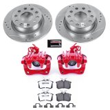 PowerStop Z26 Street Warrior Brake Upgrade Kits with Calipers for 2010-2013 A3, 2013-2019 BEETLE, 2012-2018 JETTA - KC5671-26 Disc Kit, Kit, Rear, Cross-Drilled/Slotted Surface, Audi, Volkswagen, Kit thumbnail 8