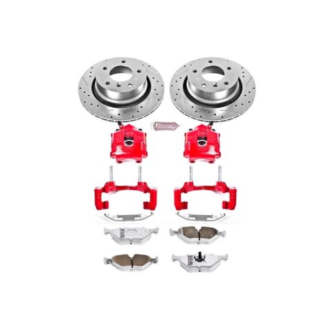 Power Stop 03-08 BMW Z4 Rear Z26 Street Warrior Brake Kit w/Calipers thumbnail 1