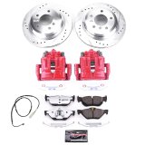 Power Stop 13-15 BMW X1 Rear Z26 Street Warrior Brake Kit w/Calipers thumbnail 1