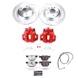 Power Stop 13-15 BMW X1 Rear Z26 Street Warrior Brake Kit w/Calipers thumbnail 1
