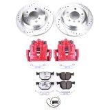 Power Stop 2006 BMW 325xi Rear Z26 Street Warrior Brake Kit w/Calipers thumbnail 1