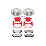 Power Stop 02-06 Cadillac Escalade Front Z36 Truck & Tow Brake Kit w/Calipers (1x psbS4728, 1x psbK2009-36) thumbnail 1