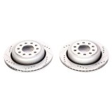 Power Stop 03-11 Lincoln Town Car Rear Evolution Drilled & Slotted Rotors - Pair thumbnail 1