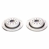 Power Stop 03-11 Lincoln Town Car Rear Evolution Drilled & Slotted Rotors - Pair thumbnail 2