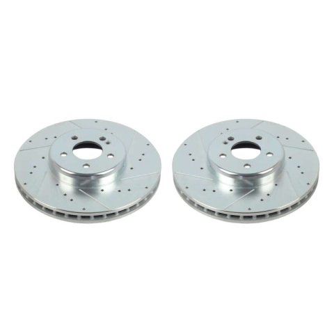 Power Stop 16-20 Mercedes-Benz GLC300 Front Evolution Drilled & Slotted Rotors - Pair thumbnail 1