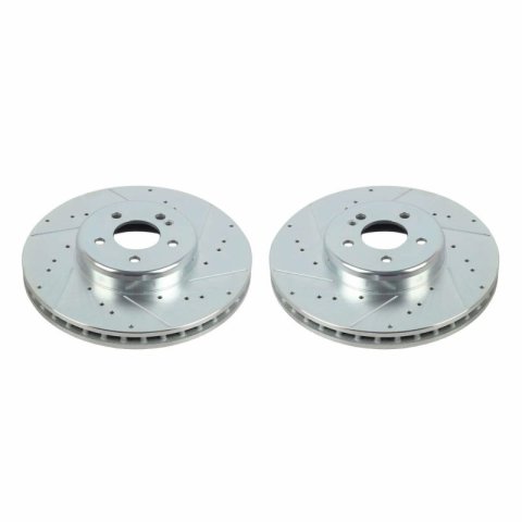 Power Stop 16-20 Mercedes-Benz GLC300 Front Evolution Drilled & Slotted Rotors - Pair thumbnail 2