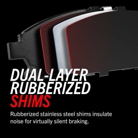 Power Stop 07-10 Ford Edge Rear Z16 Evolution Ceramic Brake Pads thumbnail 1