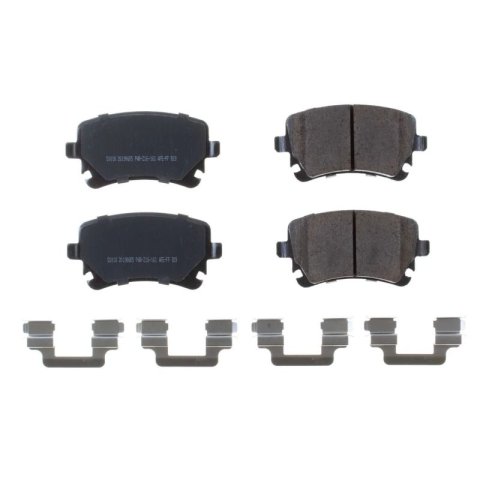 Power Stop 05-11 Audi A6 Quattro Rear Z17 Evolution Ceramic Brake Pads w/Hardware thumbnail 2