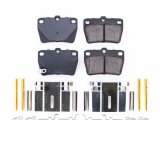 Power Stop 04-05 Toyota RAV4 Rear Z17 Evolution Ceramic Brake Pads w/Hardware thumbnail 1