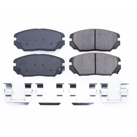 Power Stop 06-11 Hyundai Azera Front Z17 Evolution Ceramic Brake Pads w/Hardware thumbnail 2