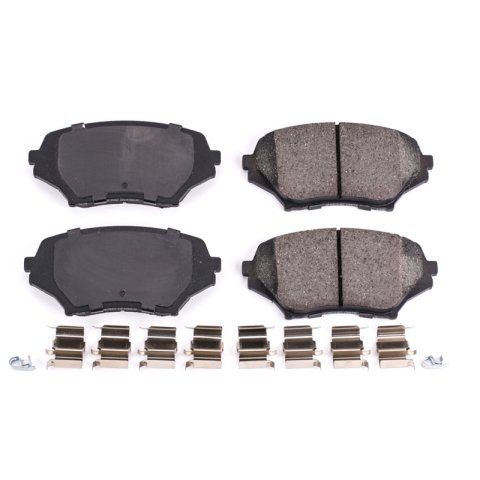 Power Stop 06-15 Mazda MX-5 Miata Front Z17 Evolution Ceramic Brake Pads w/Hardware thumbnail 1