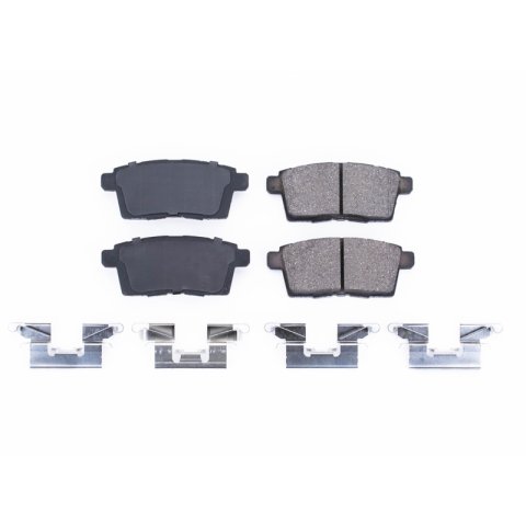 Power Stop 07-10 Ford Edge Rear Z17 Evolution Ceramic Brake Pads w/Hardware thumbnail 1