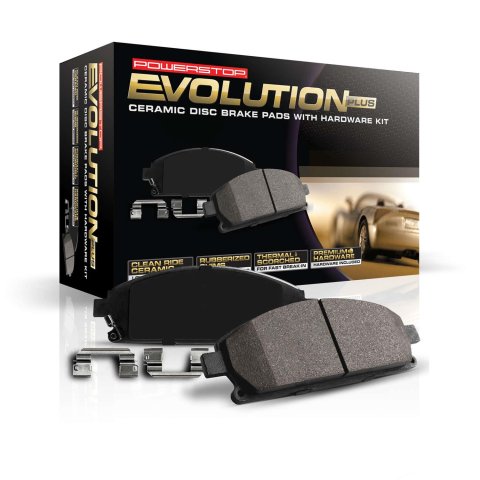 Power Stop 08-16 Chrysler Town & Country Front Z17 Evolution Ceramic Brake Pads w/Hardware thumbnail 4