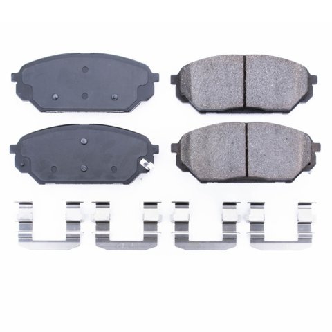 Power Stop 07-12 Hyundai Veracruz Front Z17 Evolution Ceramic Brake Pads w/Hardware thumbnail 1