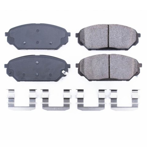 Power Stop 07-12 Hyundai Veracruz Front Z17 Evolution Ceramic Brake Pads w/Hardware thumbnail 2