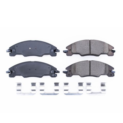 Power Stop 08-11 Ford Focus Front Z17 Evolution Ceramic Brake Pads w/Hardware thumbnail 1