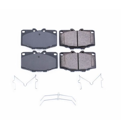 Power Stop 87-88 Toyota 4Runner Front Z17 Evolution Ceramic Brake Pads w/Hardware thumbnail 2