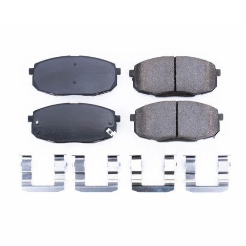 Power Stop 09-12 Hyundai Elantra Front Z17 Evolution Ceramic Brake Pads w/Hardware thumbnail 2