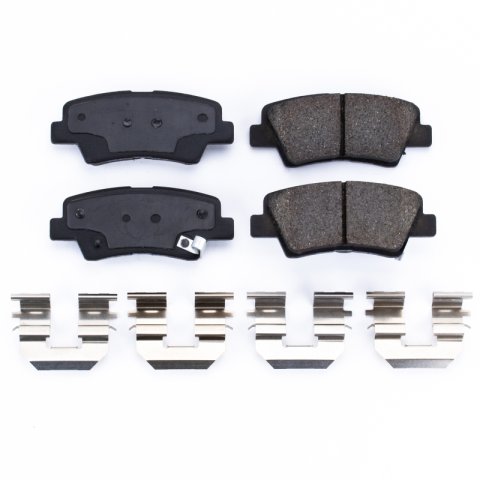 Power Stop 09-11 Hyundai Azera Rear Z17 Evolution Ceramic Brake Pads w/Hardware thumbnail 1