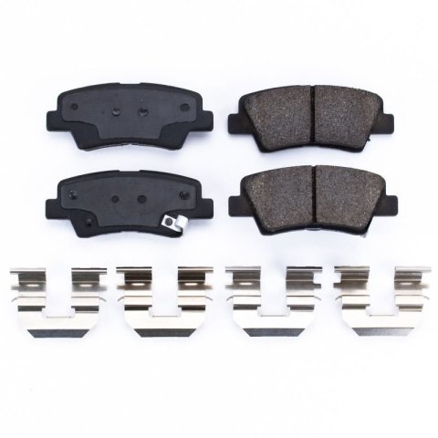 Power Stop 09-11 Hyundai Azera Rear Z17 Evolution Ceramic Brake Pads w/Hardware thumbnail 2