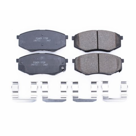 Power Stop 10-11 Hyundai Tucson Front Z17 Evolution Ceramic Brake Pads w/Hardware thumbnail 1