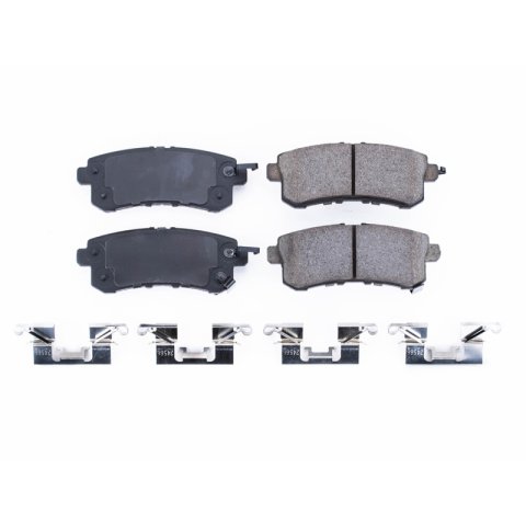 Power Stop 11-13 Infiniti QX56 Rear Z17 Evolution Ceramic Brake Pads w/Hardware thumbnail 4