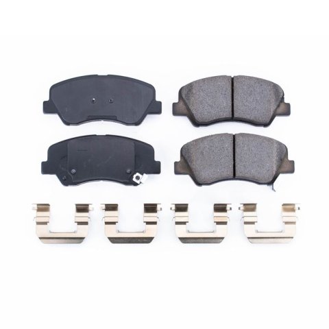 Power Stop 12-19 Hyundai Accent Front Z17 Evolution Ceramic Brake Pads w/Hardware thumbnail 2