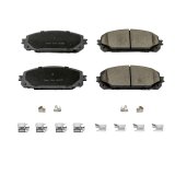 Power Stop 14-15 Jeep Cherokee Front Z17 Evolution Ceramic Brake Pads w/Hardware thumbnail 1