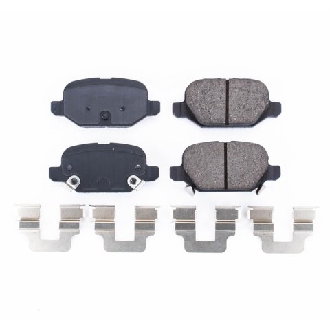 Power Stop 13-17 Fiat 500 Rear Z17 Evolution Ceramic Brake Pads w/Hardware thumbnail 1