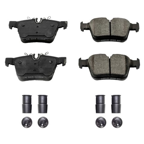 Power Stop 15-19 Mercedes-Benz C300 Rear Z17 Evolution Ceramic Brake Pads w/Hardware thumbnail 1