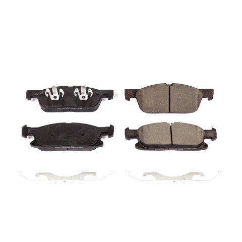 Power Stop 15-19 Ford Edge Front Z17 Evolution Ceramic Brake Pads w/Hardware thumbnail 1