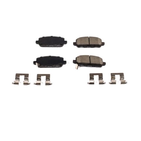 Power Stop 2016 Honda CR-Z Rear Z17 Evolution Ceramic Brake Pads w/Hardware thumbnail 2