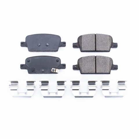 Power Stop 18-19 Chevrolet Malibu Rear Z17 Evolution Ceramic Brake Pads w/Hardware thumbnail 1