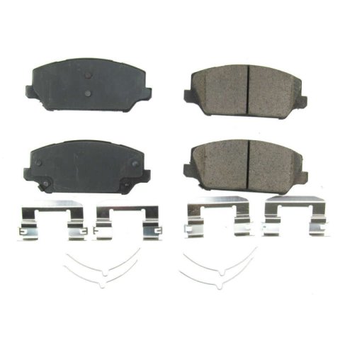 Power Stop 17-18 Kia Cadenza Front Z17 Evolution Ceramic Brake Pads w/Hardware thumbnail 1