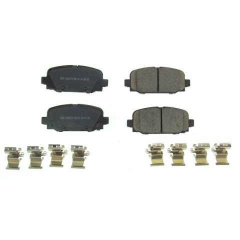 Power Stop 18-19 Jeep Compass Rear Z17 Evolution Ceramic Brake Pads w/Hardware thumbnail 1