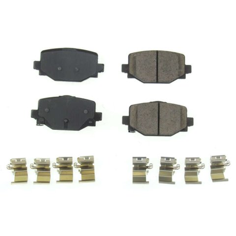 Power Stop 2019 Infiniti QX50 Rear Z17 Evolution Ceramic Brake Pads w/Hardware thumbnail 1