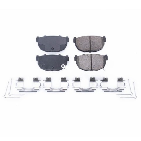Power Stop 86-88 Nissan 200SX Rear Z17 Evolution Ceramic Brake Pads w/Hardware thumbnail 2