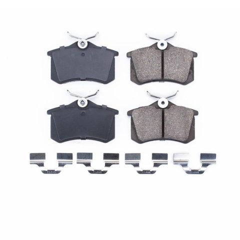 Power Stop 10-13 Audi A3 Rear Z17 Evolution Ceramic Brake Pads w/Hardware thumbnail 2